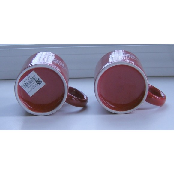 Lot of 2 I Love You Mugs Valentines Day Red White Pioneer Balloons 1998 - Picture 2 of 7